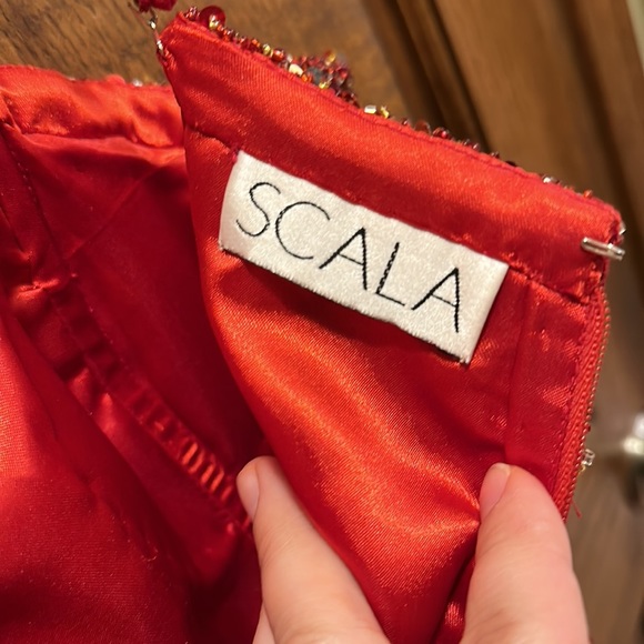 Sparkly bodice top by Scala, size small - Picture 4 of 4